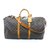 Louis Vuitton Keepall 60 bandoulier monogram Brown Leather  ref.89165