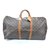 Louis Vuitton Keepall 60 monogram Brown Leather  ref.89168