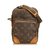 Louis Vuitton Monogram Amazone Brown Leather Cloth  ref.89212