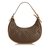 Céline Macadam Shoulder Bag Brown Leather Plastic  ref.89256
