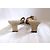 Jimmy Choo Ciabatte scamosciate con decorazioni Marrone Beige - vista 4