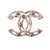 Chanel Alfinetes e broches Dourado Metal  ref.89368