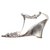 Whistles Silver evening sandals Silvery Leather  ref.89402