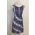 Diane Von Furstenberg Neues Della Kleid in Python Pop Medium Blue Iris Schwarz Weiß Lila  - Ansicht 5