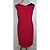 Vestido Escada rosa y negro drapeado Roja - vista 3
