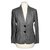 René Lezard Blazer Grey Silk Wool  ref.89670