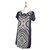 Tibi Black and white silk dress  ref.89462
