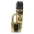 Hermès Kelly Negro Chapado en oro  ref.89632