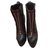 Sergio Rossi Ankle biker boots Black Leather  ref.89641