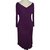 Alberta Ferretti Jersey dress Purple Rayon  ref.89711
