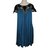 Temperley London Dresses Black Turquoise Silk Lace  ref.89718