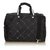 Chanel Vieux sac de voyage en jacquard Nylon Tissu Noir Blanc  ref.89787