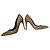 Rupert Sanderson Malory Leopard Gold Shimmer Pumps Metallisch - Ansicht 2