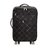 Chanel Old Travel Line Trolley Black White Nylon Cloth  ref.89972