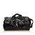 Chanel Sac de sport en toile enduite Nylon Tissu Noir Gris  ref.90049