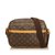 Louis Vuitton Monogram Reporter PM Brown Leather Cloth  ref.90062