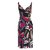 Diane Von Furstenberg Vestido de clooney Multicolor Seda Elastano  ref.90127