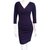 Diane Von Furstenberg Basuto Dress Purple Wool Viscose Elastane  ref.90132