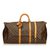 Louis Vuitton Monogram Keepall Bandouliere 60 Brown Leather Cloth  ref.90226