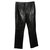 Dkny Pants, leggings Black Leather  ref.90348