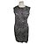 Diane Von Furstenberg Jérsei de seda Preto Branco - vista 4