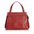 Céline Large Edge Bag Red Leather  ref.90499