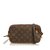 Louis Vuitton Monogram Marly Shoulder Strap Brown Leather Cloth  ref.90520