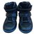 Dior Hi top trainers Blue Leather  ref.90556