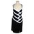 Autre Marque Dresses Black White Polyester Elastane  ref.90580