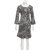Diane Von Furstenberg Vestido de lana gaby Gris Gris antracita Acrílico  ref.90592