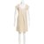Diane Von Furstenberg Ayuka Dress Beige Golden Wool  ref.90643