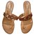 Fendi Sandals Brown Leather  ref.90647