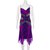 Diane Von Furstenberg Robe en soie Aleucia Multicolore Violet  ref.90678