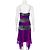 Vestido asimétrico de seda Aleucia Diane Von Furstenberg Multicolor Púrpura - vista 3