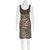 Diane Von Furstenberg Agla Kleid mit Perlen Khaki Baumwolle Polyamid  ref.90693
