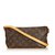 Louis Vuitton Monogram Trotteur Brown Leather Cloth  ref.90710
