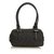 Fendi Zucchino Canvas Handbag Black Leather Cloth Cloth  ref.90711