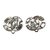 Chanel CC Logo Crystal Baguette Clip On Earrings Silvery Metal  ref.90818