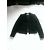 Gerard Darel Jacke aus Wolle und Baumwolle Schwarz - Ansicht 7