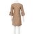 Abito Sense Diane Von Furstenberg Multicolore Caramello - vista 4