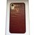 Autre Marque Case para couro de jacaré iPhone X Bordeaux  ref.90949