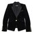 Balmain Black velvet blazer  ref.90976