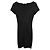 Vestido ajustado negro de viscosa Diane Von Furstenberg