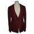Armani Jackets Dark red Wool Viscose Linen  ref.91021