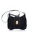 Fendi Zucchino Shoulder Bag Black Leather Cloth  ref.91036