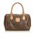 Céline Macadam Boston Bag Brown Leather Plastic  ref.91114