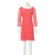 Diane Von Furstenberg Zarita lace dress Coral Nylon Rayon  ref.91171