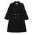Chloé Black wool coat  ref.91183