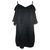 Costume National Dress with lacing Black Silk  ref.91197