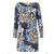 Diane Von Furstenberg Tacita vestido de seda estampado de papel de guepardo Multicolor Estampado de leopardo  ref.91233